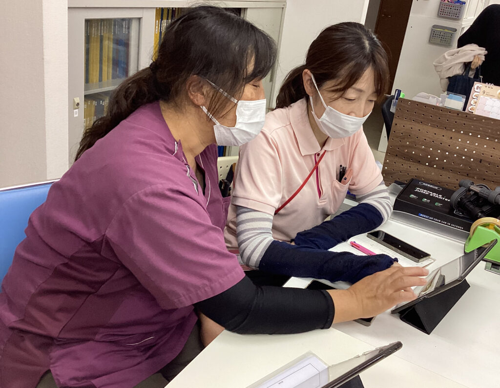 あうる訪問看護リハビリステーションの業務風景①