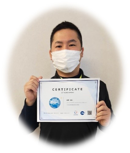 あうる訪問看護リハビリステーション　本郷台サテライト長　三学会合同呼吸療法認定士の資格取得